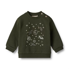 Wheat sweatshirt Space - Deep forest